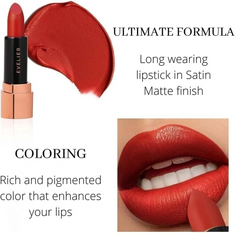 Evelier GALAXY Glamour Red satan matte Lipstick